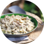 Braised Pork with White Wine Mushroom Sauce - Image 3